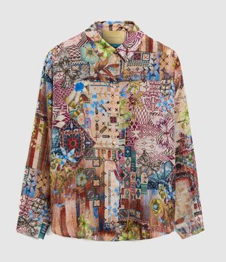 Momoni Chemise Colinas Shirt Terra Multicolor