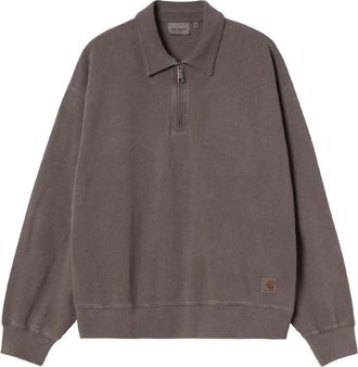 Carhartt Work in Progress Harper Polo - Heren - Sweatshirts - Bruin - S - Katoen - Hoodies & sweatvesten
