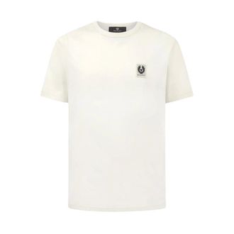 Belstaff Patch Logo T-Shirt - male - Belstaff - T-Shirts - Beige - S - Tops