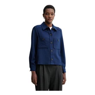 Sessun Lange Mouw Shirt - Dames - Blouses & Shirts - Blauw - Maat: XS Viscose