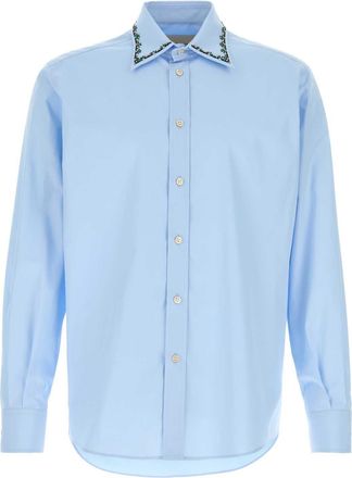 Valentino Garavani Light Blue Poplin Shirt