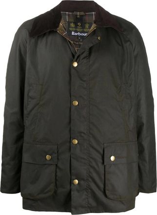Barbour Waxed-cotton Corduroy-collar Jacket