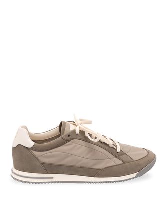 Brunello Cucinelli Nylon And Nubuck Sneakers