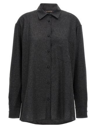 Andamane Gray Wool Womens Blouse