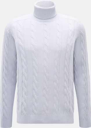 Braun Hamburg Men - Cashmere turtleneck jumper light blue