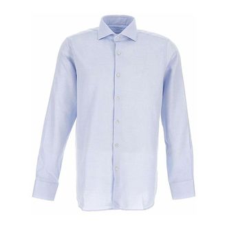 Bagutta Formal Shirts, male, Blue, Size: 5XL Camicia