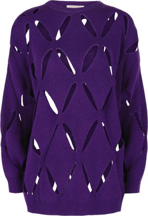 Valentino Cutout Wool Sweater