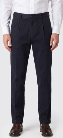 Slowear Slim Fit Pleated Chino Trousers in Stretch Cotton