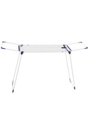 Leifheit Standtrockner, Blau, Weiß, Kunststoff, 117.5x7x56.3 cm, ausziehbar, klappbar, Kleiderbügelhalter, platzsparend, Haushalt & Kleinelektro, Wäschepflege,