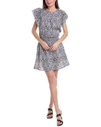 Lilla P Smocked Waist Mini Dress