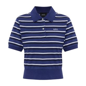 A.P.C. Mujer, Camisetas, Azul, Talla: S
