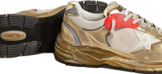 Golden Goose Low-Top Sneaker - baskets a lacets avec patch etoile - Gr. 41 (EU) - in Gelb - für Damen