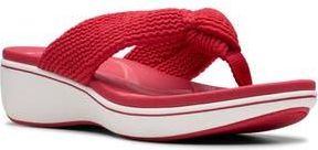 Clarks Breezerae Erin Wedge Sandal in Cherry at Nordstrom Rack, Size 8.5