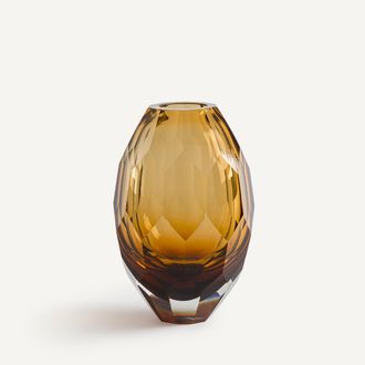 AM.PM Vaas in dik amberkleurig glas, Veneto