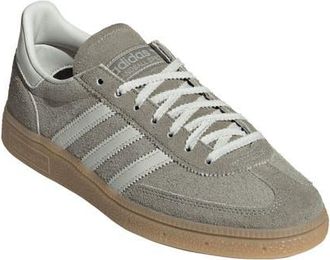 adidas Handball Spezial Sneaker in Silver Pebble/Orbit Grey/Gum at Nordstrom, Size 10.5