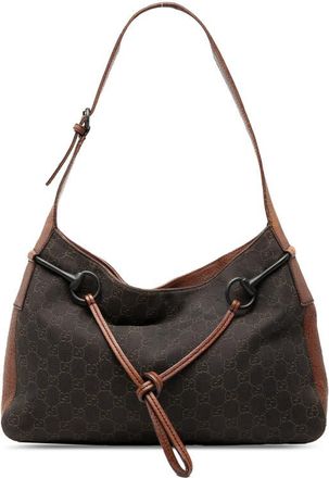 Gucci Pre-owned Gucci GG Denim Horsebit Shoulder Bag Ladies QY24X6FDMK8GRAJF
