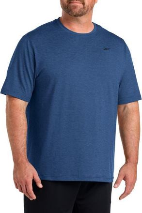 Reebok Big & Tall Performance Perfect T-Shirt in Athletic Blue Hthr at Nordstrom, Size 5X Big