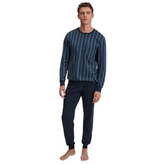 CALIDA Heren, Nachtkleding & Lounge, Blauw, Maat: S