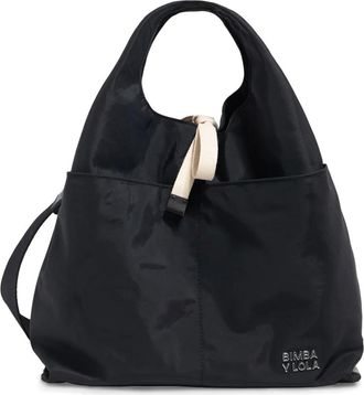 Bimba & Lola medium leather tote bag - Black