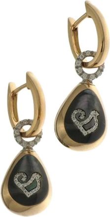 CHANTECLER Rose Gouden Oorbellen voor Dames - Dames - Oorbellen - Geel - ONE Size - Accessoires