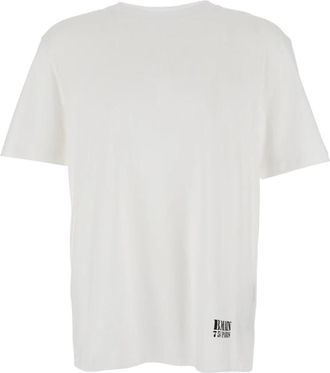 Balmain Stempel T-shirt Wit Polos - Heren - T-shirts - Wit - S - Tops