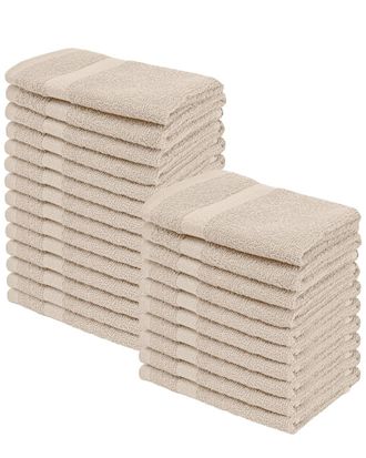 Superior Eco-Friendly Absorbent 24Pc Face Cotton Towel Set
