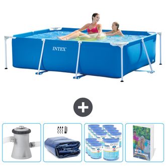 Intex Piscina Con Estructura Rectangular - 220x150x60 Cm - 7-piezas Scb127