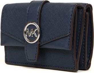 Michael Kors Womens Wallet Navy Polyvinyl Chloride Bags