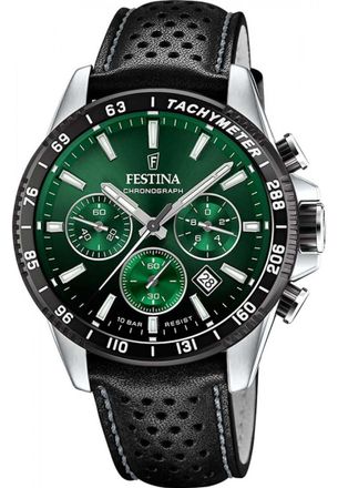 Festina F20561-5 Mens Timeless Chronograph Watch - Silver - One Size