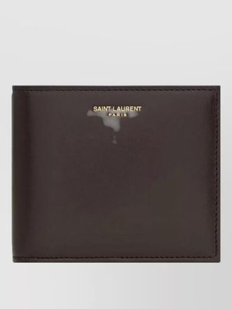 Saint Laurent two-tone leather wallet