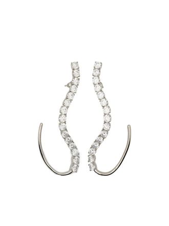 Panconesi Oorbellen met gewelfd effect - Zilver