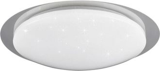 Trio Leuchten Trio Lighting - rality leuchten - plafoniera bilbo a ledcon diffusore bianco effetto stelle