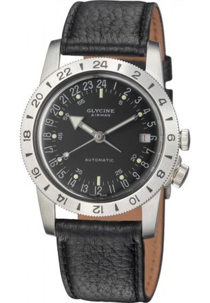 Glycine GL0371 Mens Airman Watch - Silver - One Size