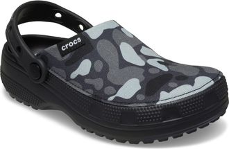 Crocs Classic Crafted Camo Textielmix Heren Zwarte Klompen