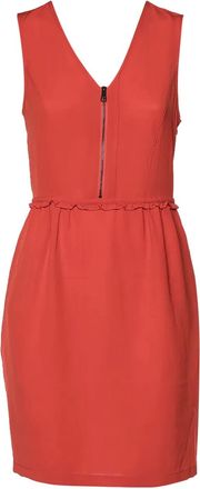 Burberry zip-front dress - Orange