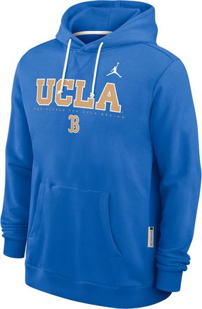 Nike Jordan Mens UCLA Sideline Jordan Brand Dri-FIT College Pullover Hoodie in Blue | 0JAZ44UUCL-HSY