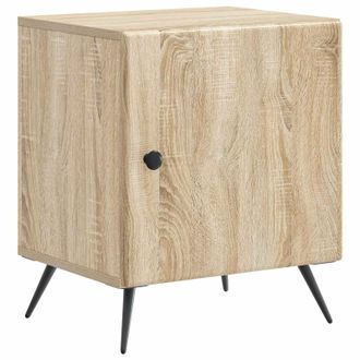 vidaXL Armario De Noche Roble Sonoma 43 X 34,5 X 50 Cm Vidaxl
