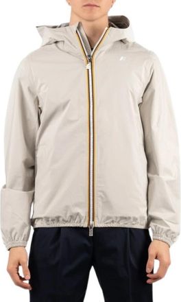 K-Way Jack Stretch Dot Jacket - Heren - Zomerjassen - Beige - S - Polyester - Jassen
