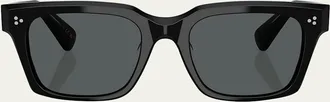 Oliver Peoples Mens Ov5564su Polarized Square Sunglasses