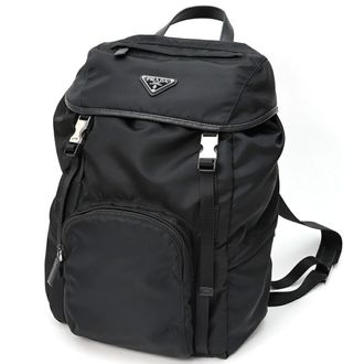 Prada Black Nylon Backpack (Pre-Owned)