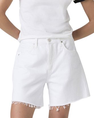 Paige Archie Long Laundered White Short