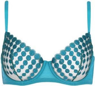 Huit Deco dots Lace Underwire Bra in Turquoise at Nordstrom, Size 32B