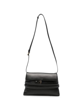 Moschino Structured Shoulder Bag - Black