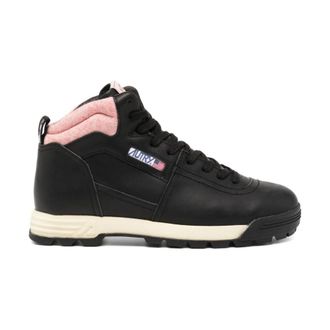 Autry Malga Mid Boot - Heren - Sneakers - Zwart - 45 EU - Leer - Schoenen