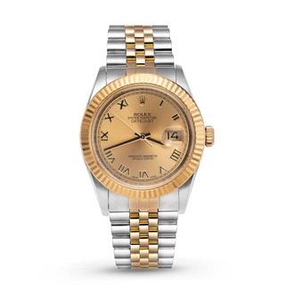 Rolex Pre-owned Rolex Datejust Automatic Chronometer Champagne Dial Unisex Watch 116233 CRJ
