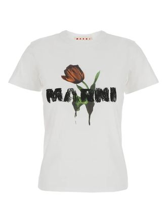 Marni Blumen -T -Shirt