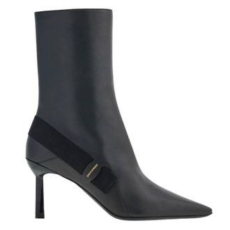 Ferragamo Ferragamo Virgilia Leather Ankle Boots