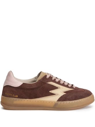MOA Master Of Arts lightning bolt master club sneakers - Brown