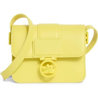 Longchamp Small Boxtrot Colors Leather Crossbody Bag in Lemon at Nordstrom Rack