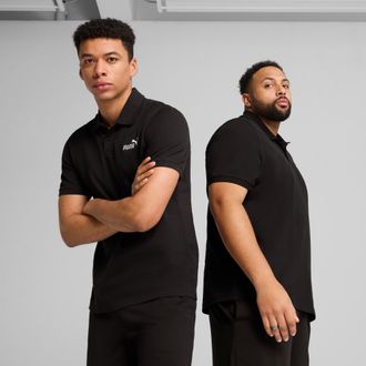 Puma Poloshirt PUMA ESS NO. 1 LOGO PIQUE POLO, Herren, Gr. XXL, schwarz (puma schwarz), Piqu&eacute;, Obermaterial: 96% Baumwolle, 4% Elasthan, unifarben, regular